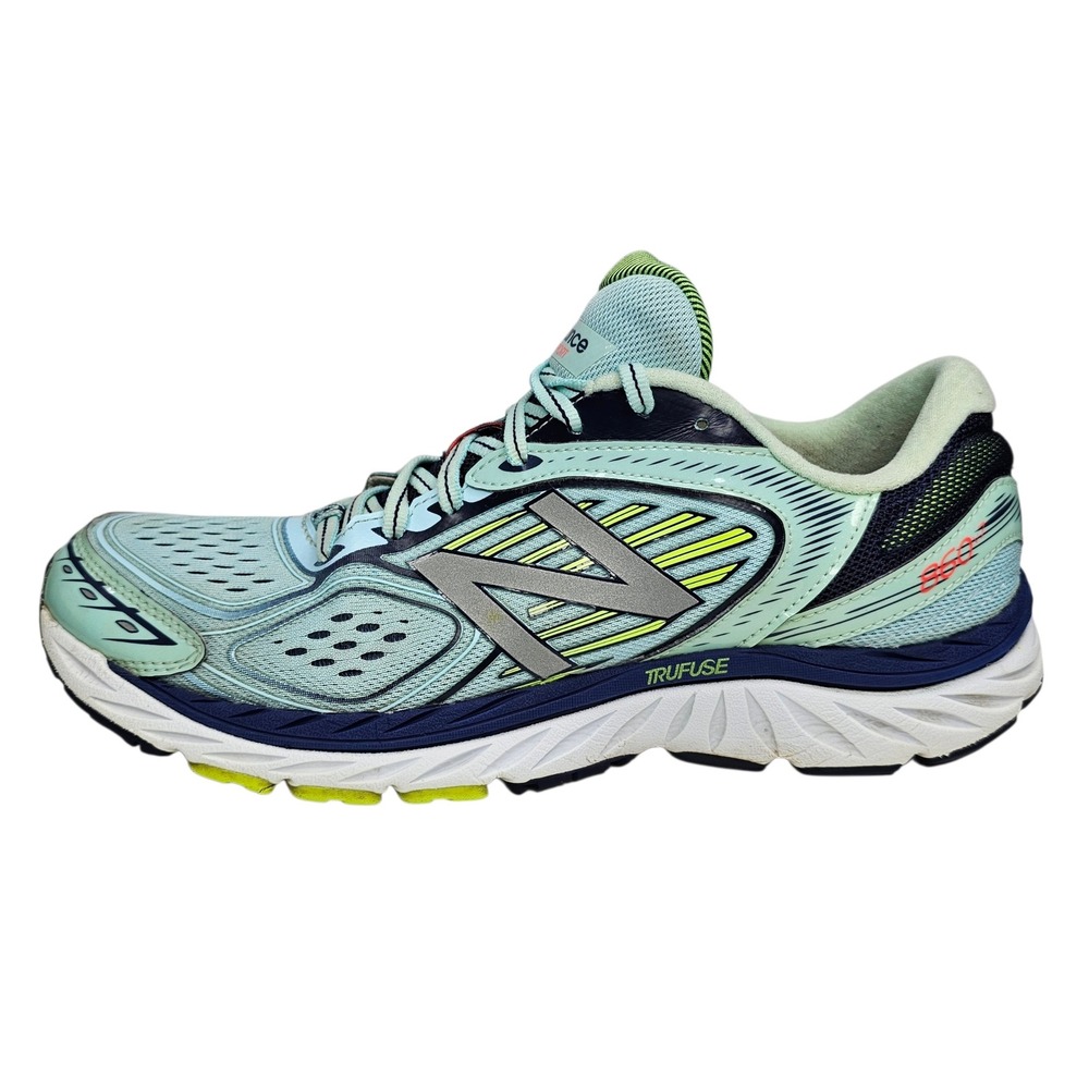New Balance 860v7 Women Size 10 Blue Support Running Shoes W860LG7